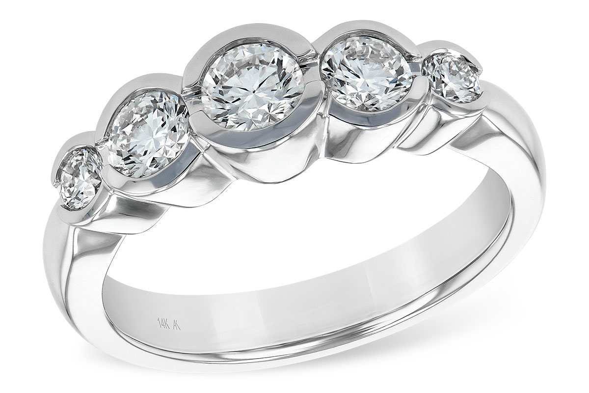 B110-97130: LDS WED RING 1.00 TW