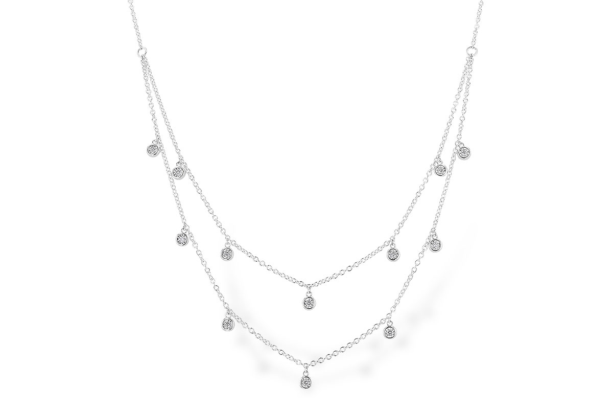 F291-83530: NECKLACE .22 TW (18 INCHES)