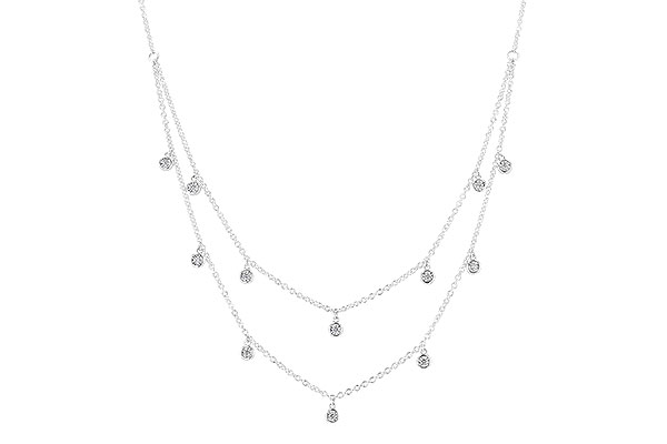 F291-83530: NECKLACE .22 TW (18 INCHES)