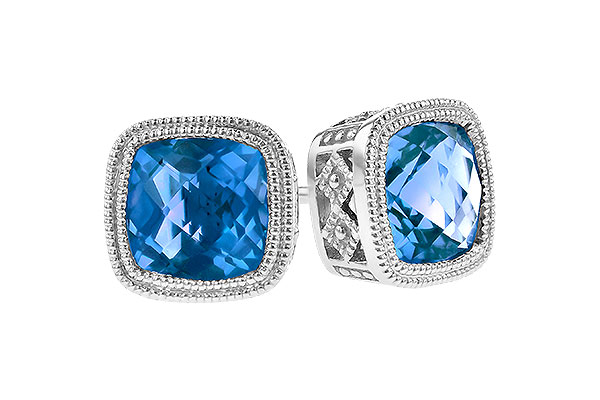 C290-92548: EARR 2.20 TW BLUE TOPAZ