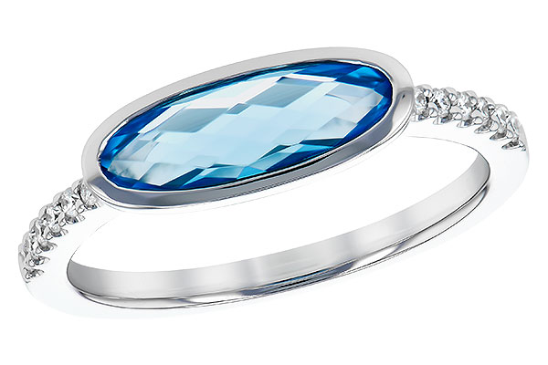 C290-94430: LDS RG 1.30 BLUE TOPAZ 1.40 TGW