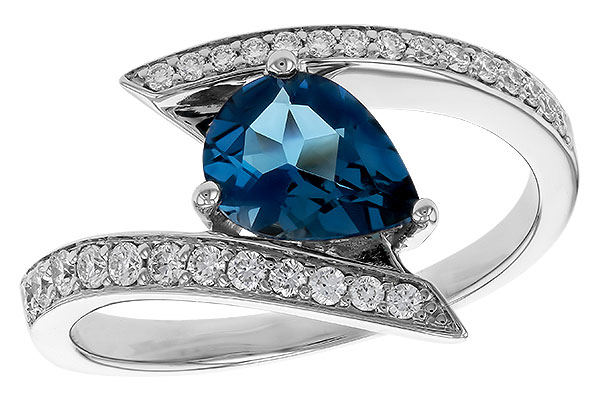 C292-74394: LDS RG 1.04 LONDON BLUE TOPAZ 1.28 TGW (8x6MM)