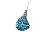 E205-50766: NECK 4.81 BLUE TOPAZ 4.94 TGW