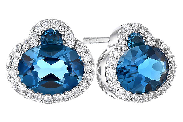 F290-98030: EARR 2.60 TW LONDON BLUE TOPAZ 2.81 TGW