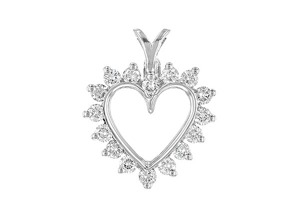 G024-58084: HEART PENDANT .45 TW