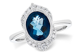 G290-98966: LDS RG 1.86 LONDON BLUE TOPAZ 2.00 TGW