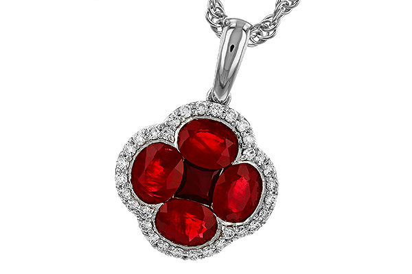 G292-75275: NECKLACE 1.72 RUBY 1.87 TGW