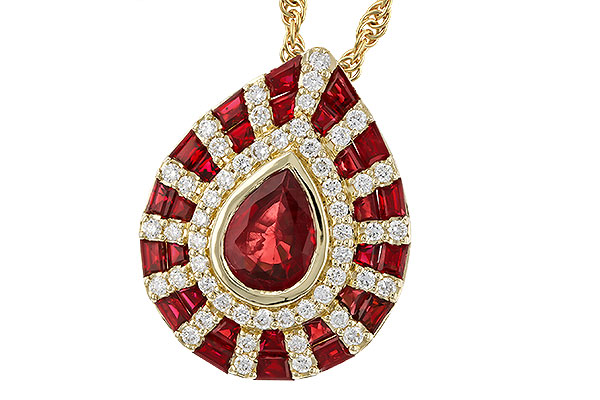 M292-77157: NECK 2.05 TW RUBY 2.29 TGW (7x5MM PS)